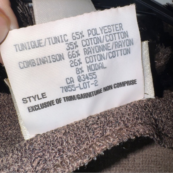 Vintage Caché Brown Coat Faux Fur Collar Size 10 - Picture 8 of 8